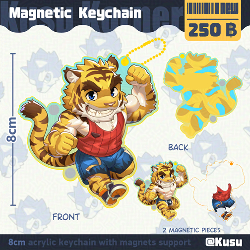 Torhiko Magnetic Keychain