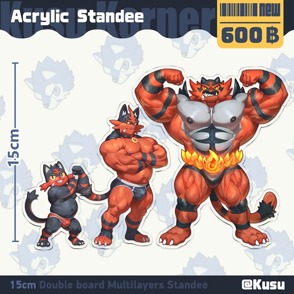 Incineroar Evolution Standee