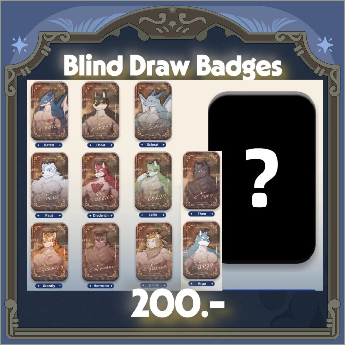 Knights College - Snowy Warmth Series Blind Box (Gold Foil)