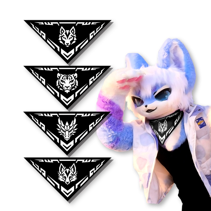 Polygon Beasts Bandana