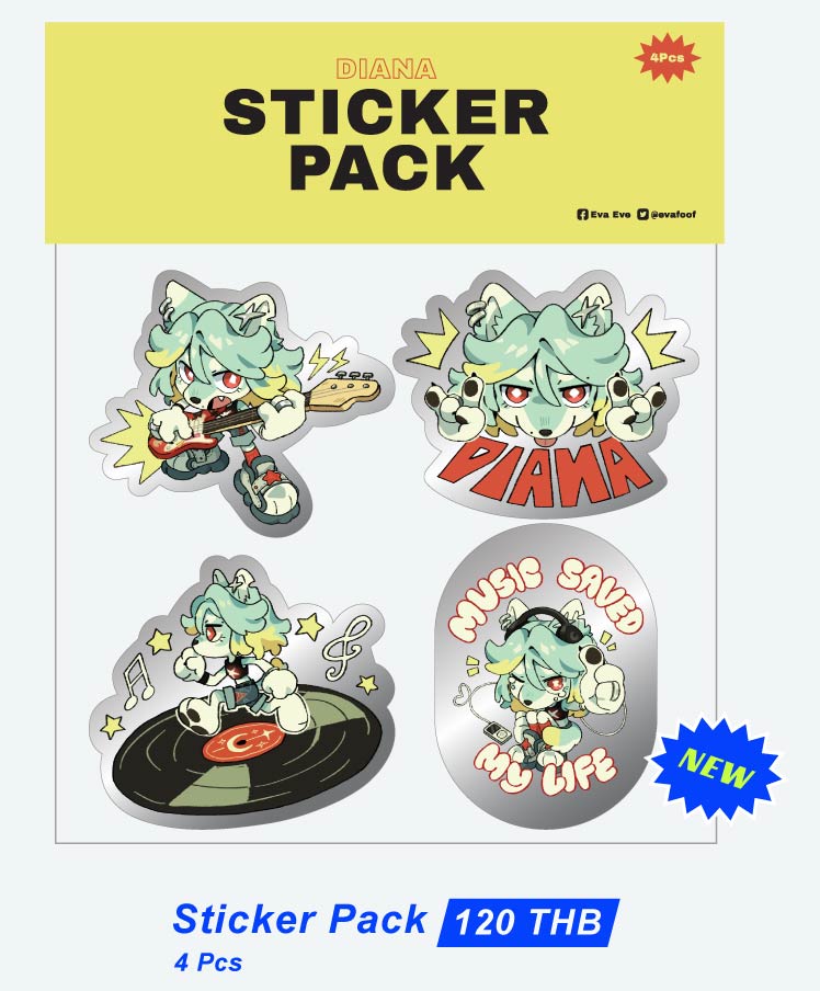 Sticker Pack (4 Pcs)