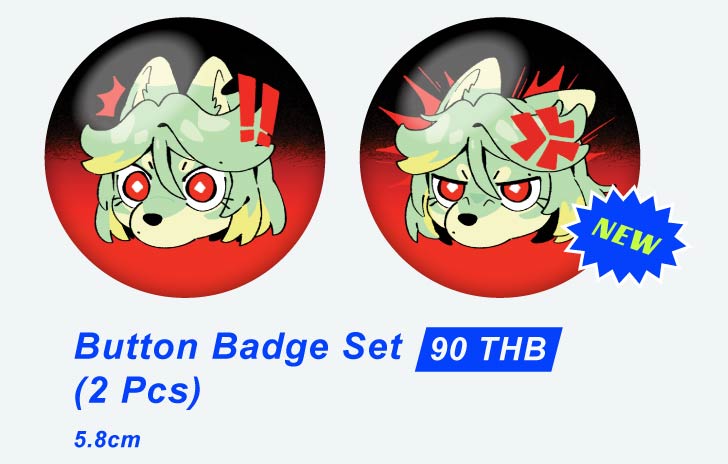 Button Badge Set (2 Pcs)