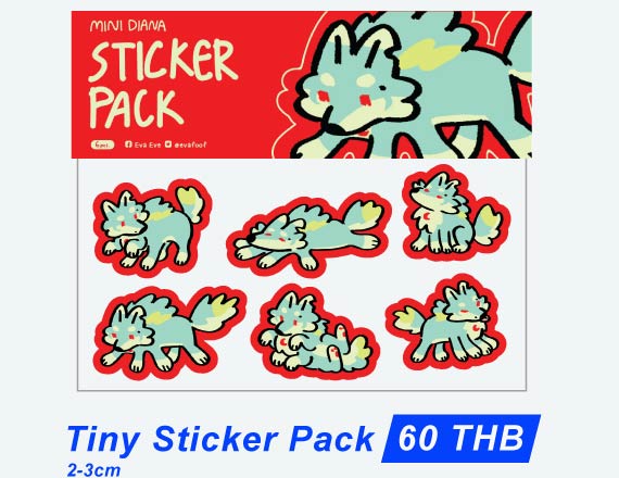 Tiny Sticker Pack (6 Psc)
