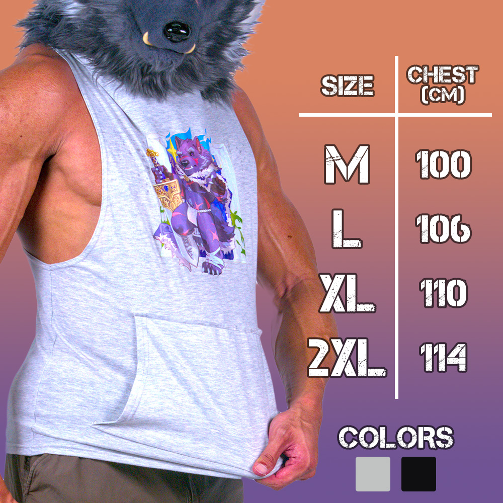 Blaidd Gym Hooded Vest [Agu x Kitaisu]