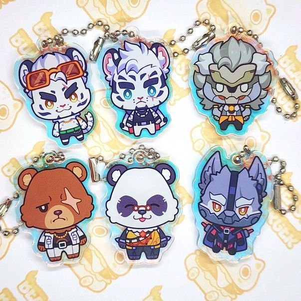 Assorted Hologram Keychain