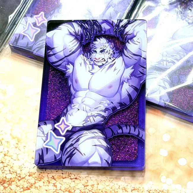 Glittered Acrylic Standee