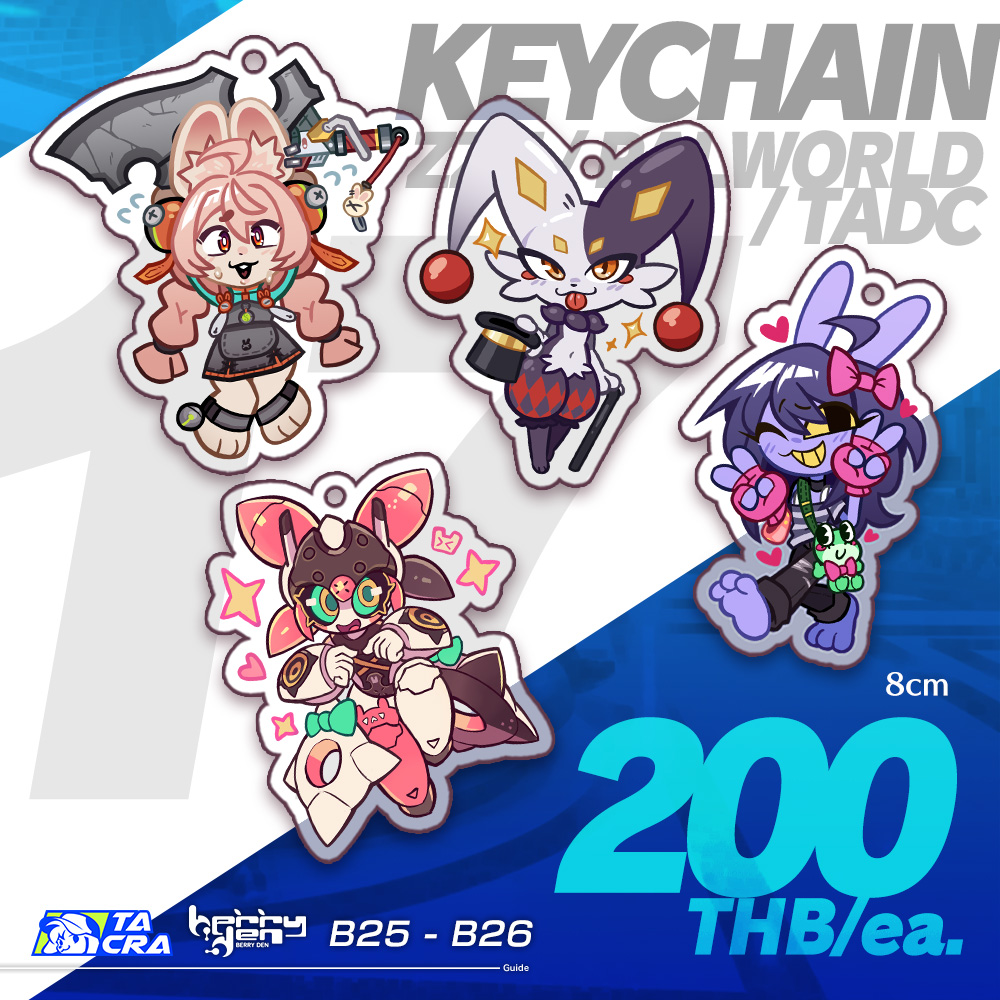 The Bunny Squad Keychains