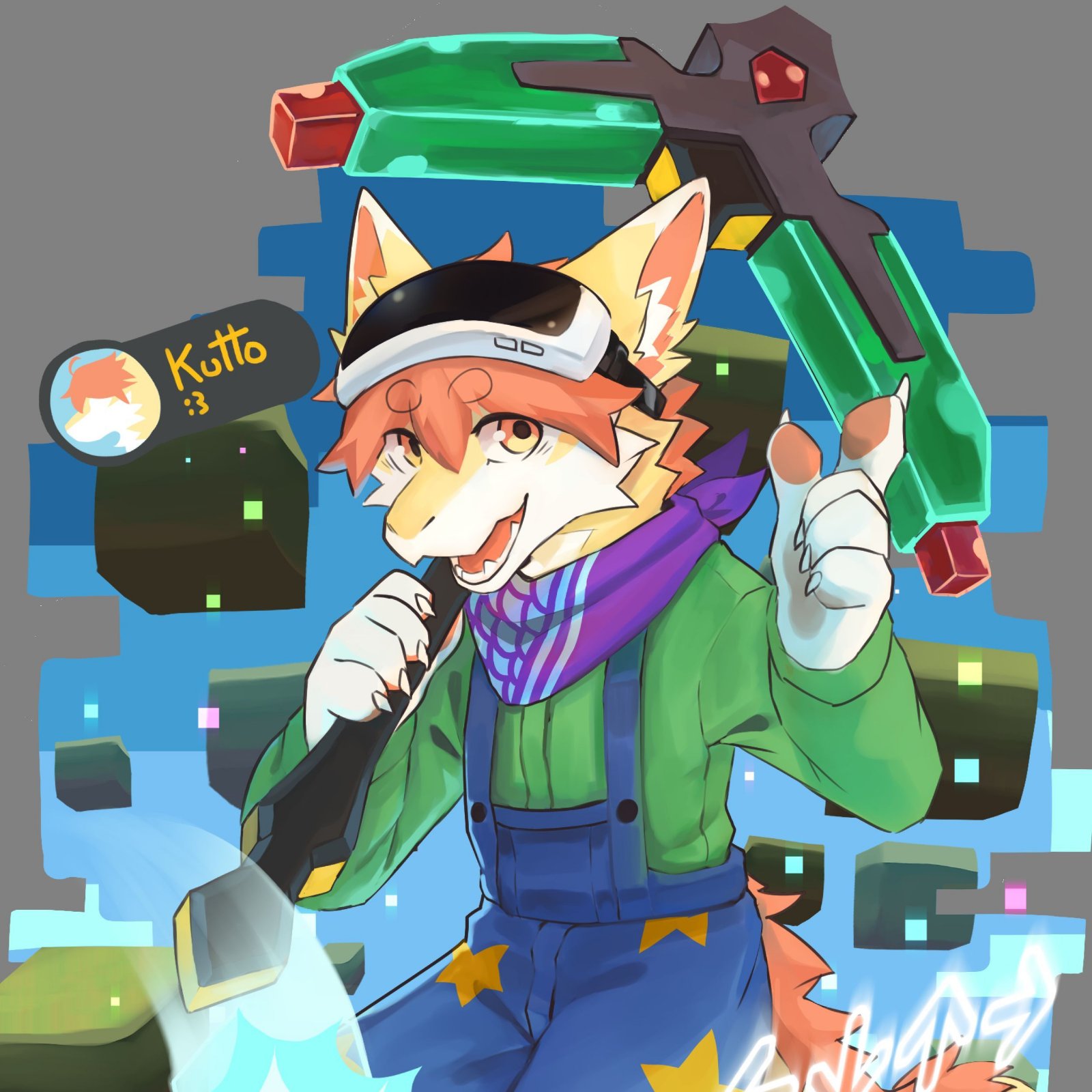 Standee Acrylic : Kutto Pixel world