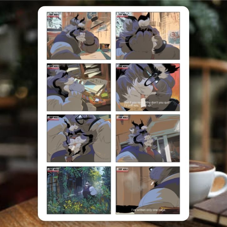 Sticker Set - Milton Miyazaki