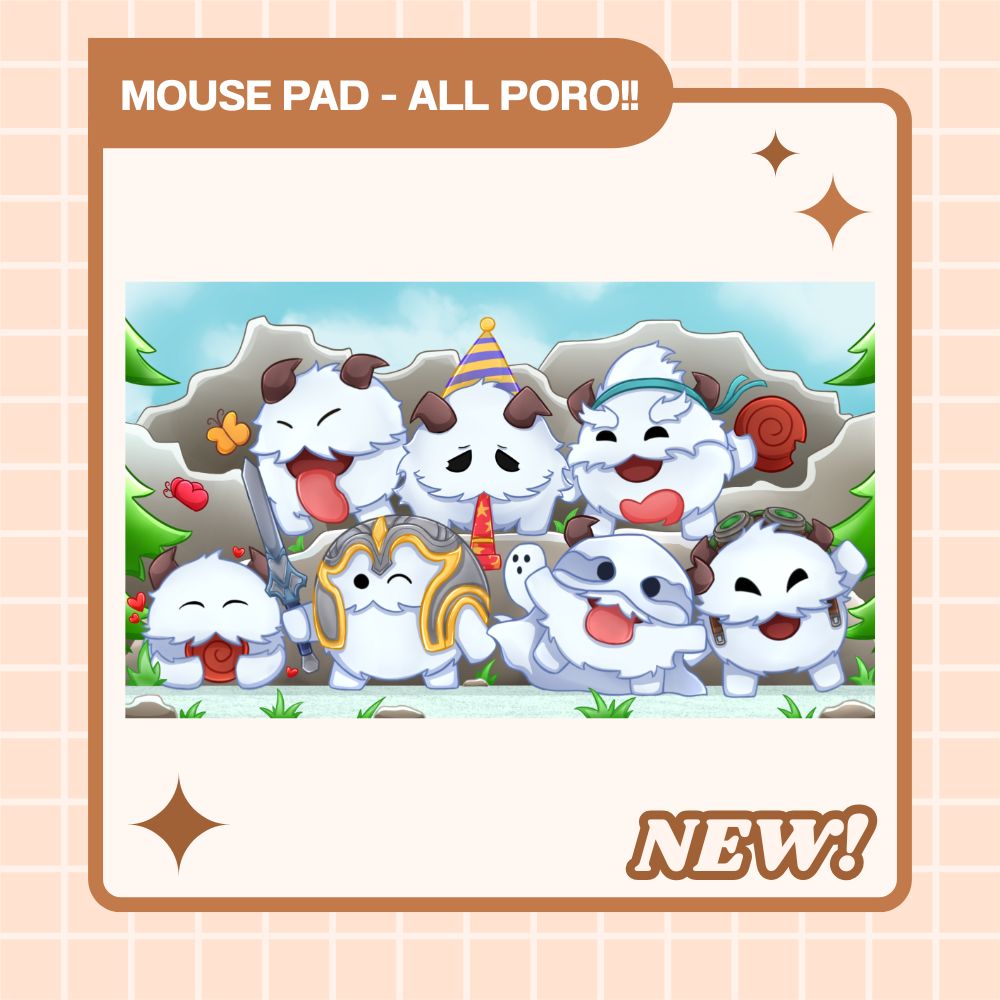Mousepad-Poro All!!