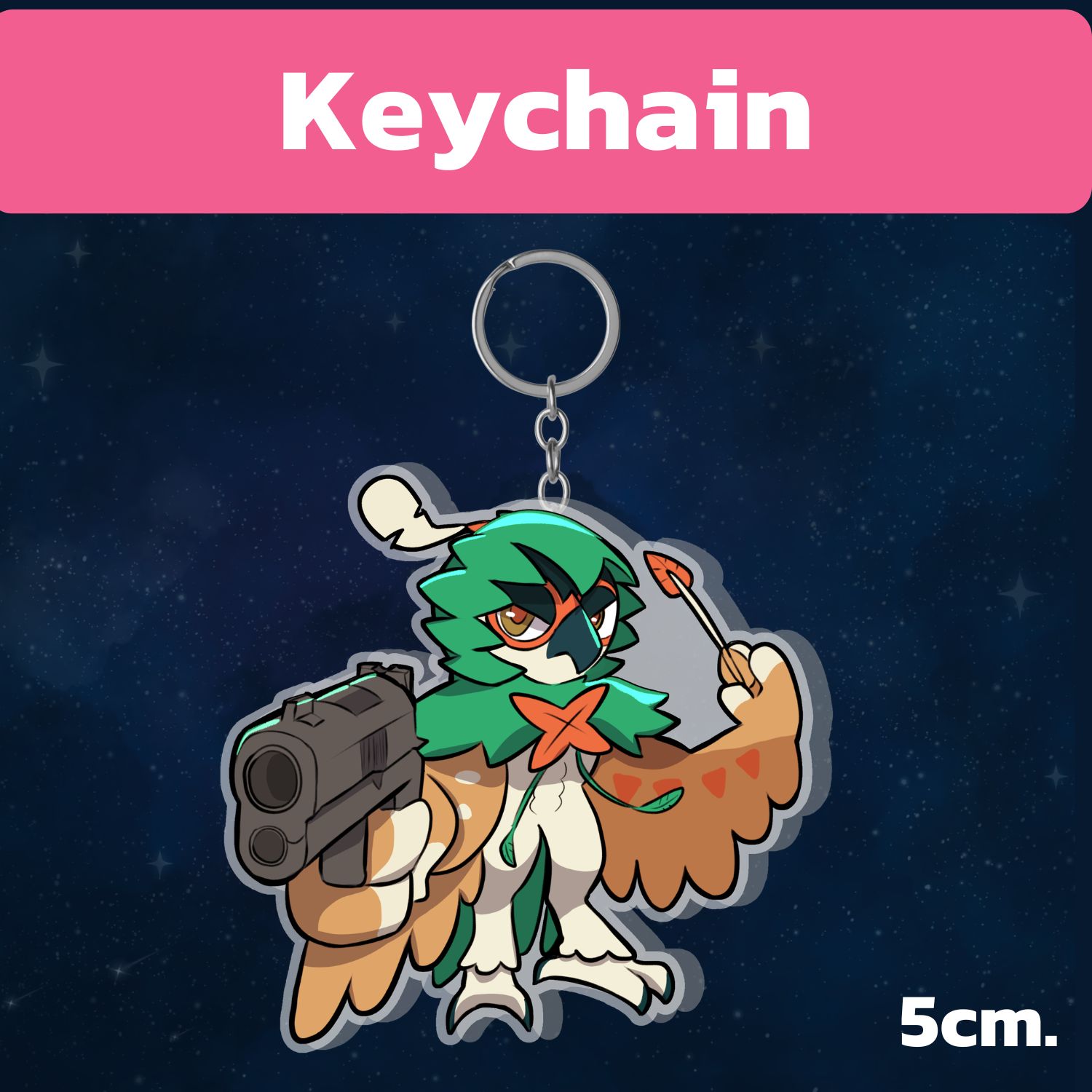 Deciddueye Keychain