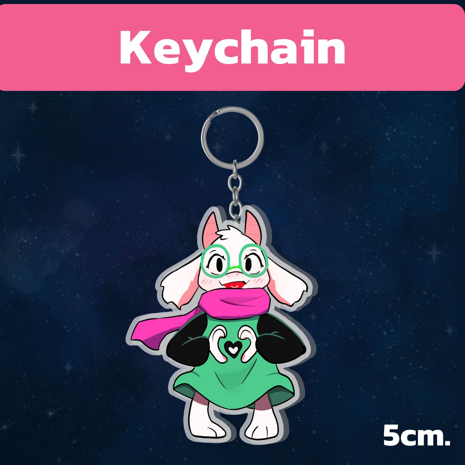 Ralsei Keychain