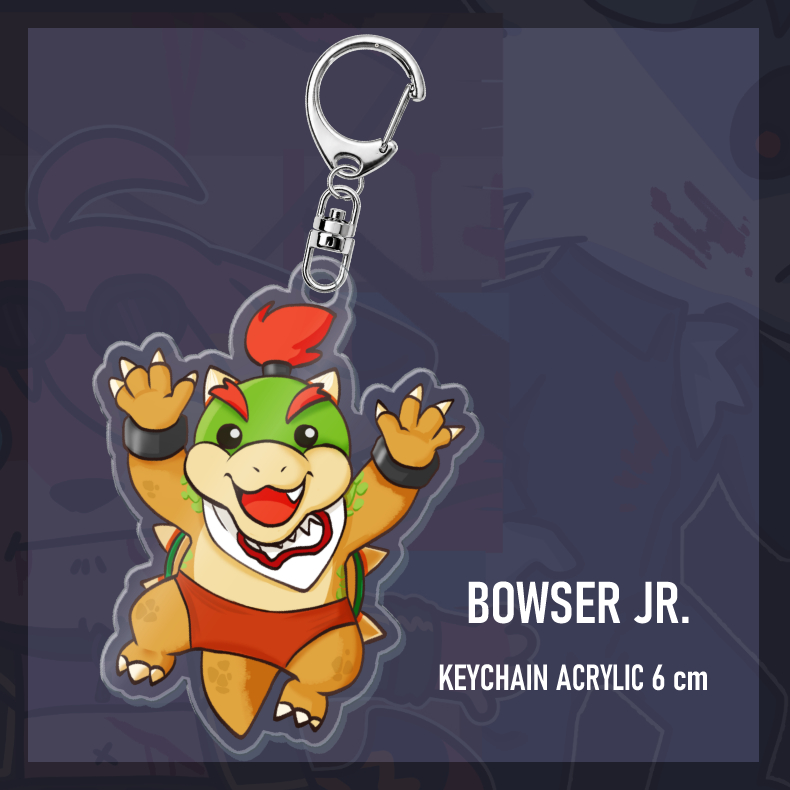 พวงกุญแจอะคริลิก Bowser Jr