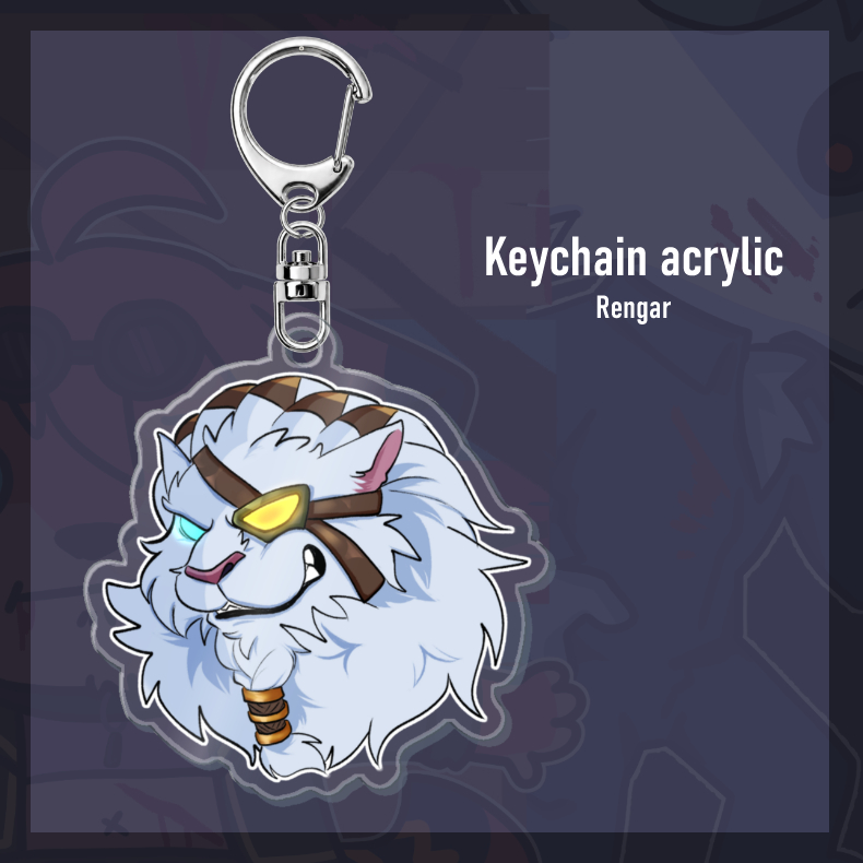 พวงกุญแจอะคริลิก Rengar