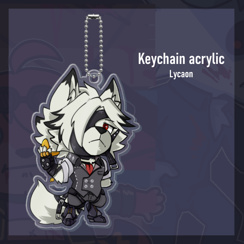 พวงกุญแจอะคริลิก Lycaon
