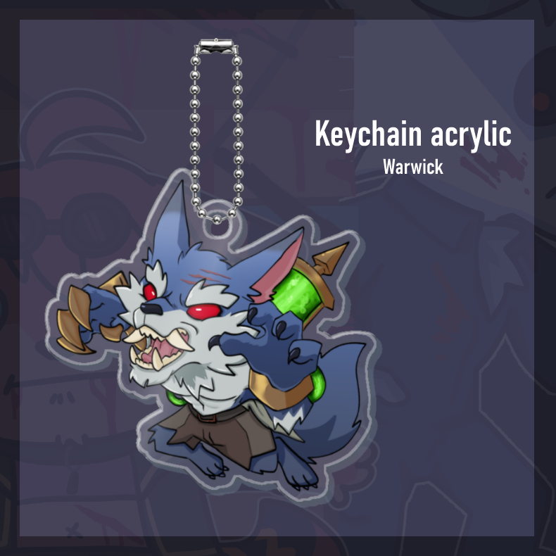 พวงกุญแจอะคริลิก Warwick