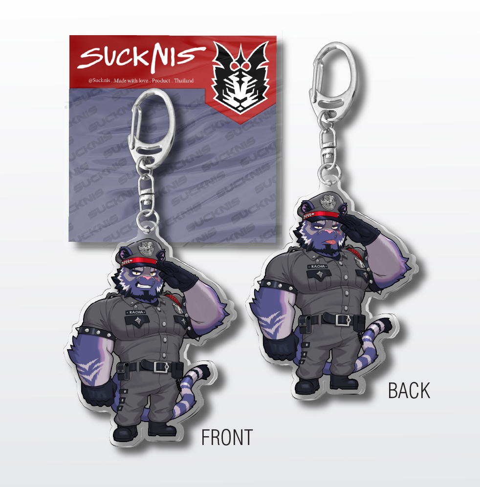 ACRYLIC KEYCHAIN "Racha"