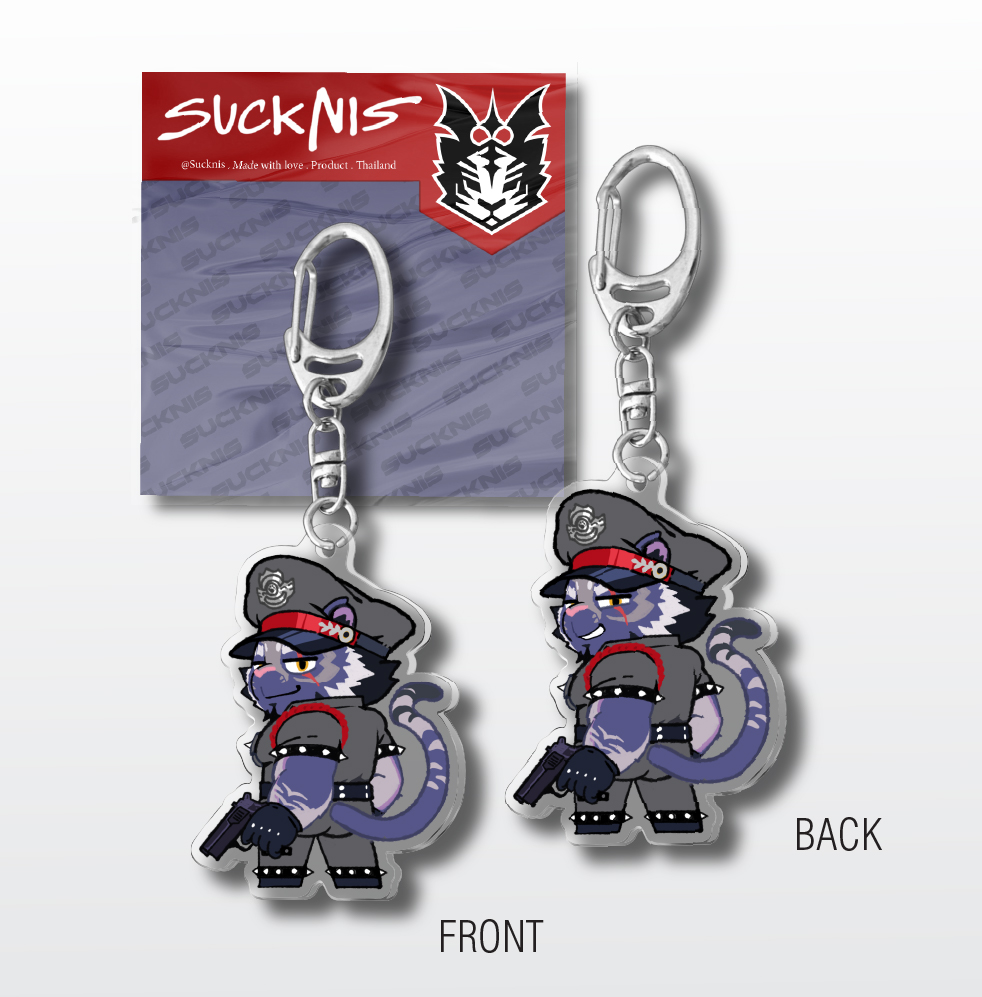 TINY RACHA ACRYLIC KEYCHAIN