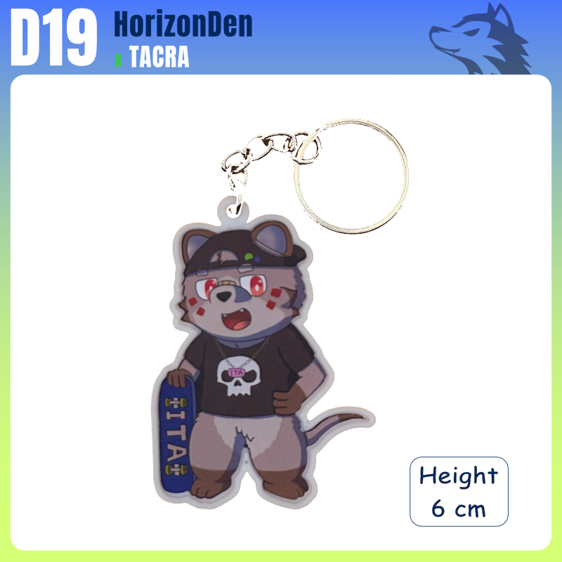 3D Printed Keychain Itakun