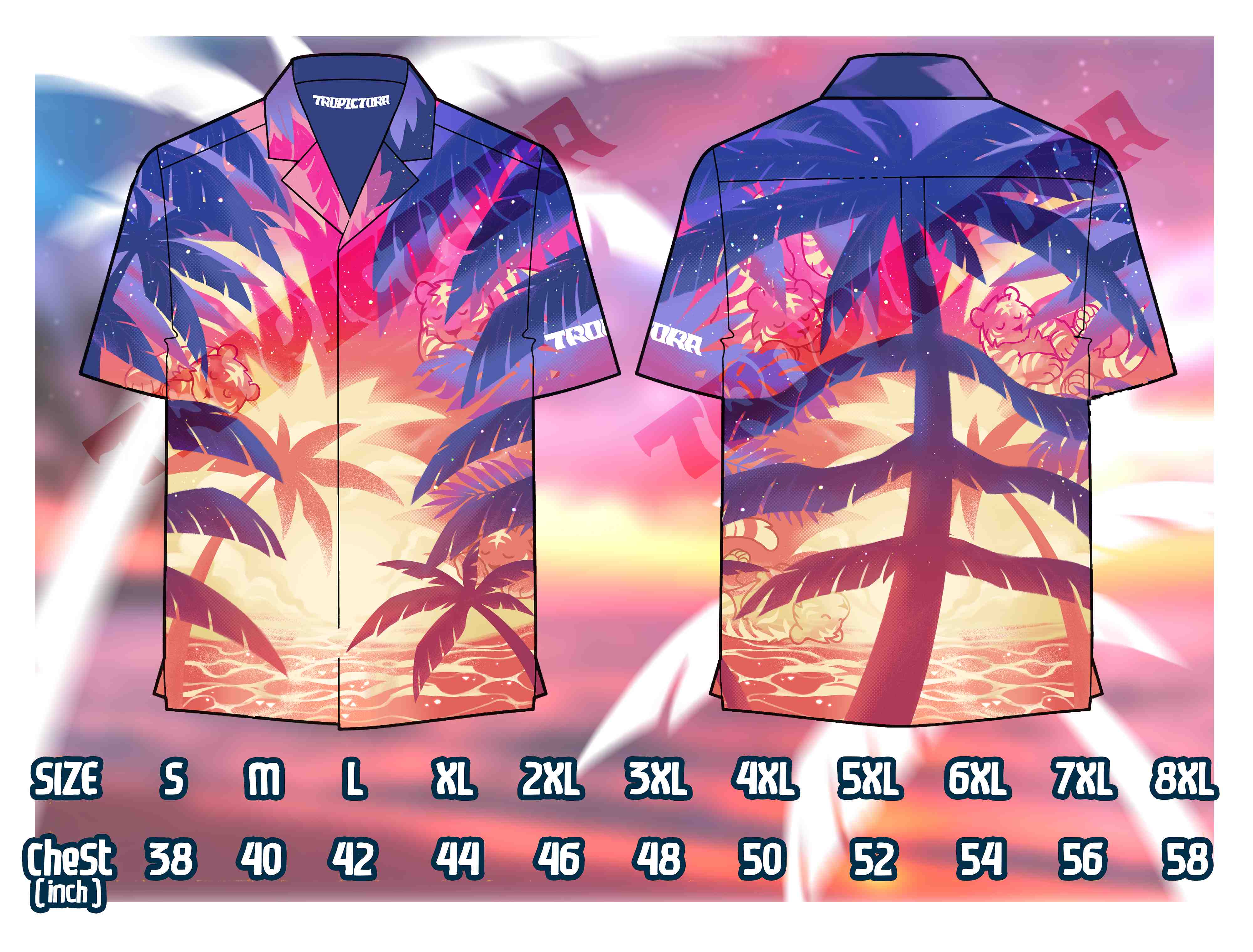 sunset summer hawaii shirt