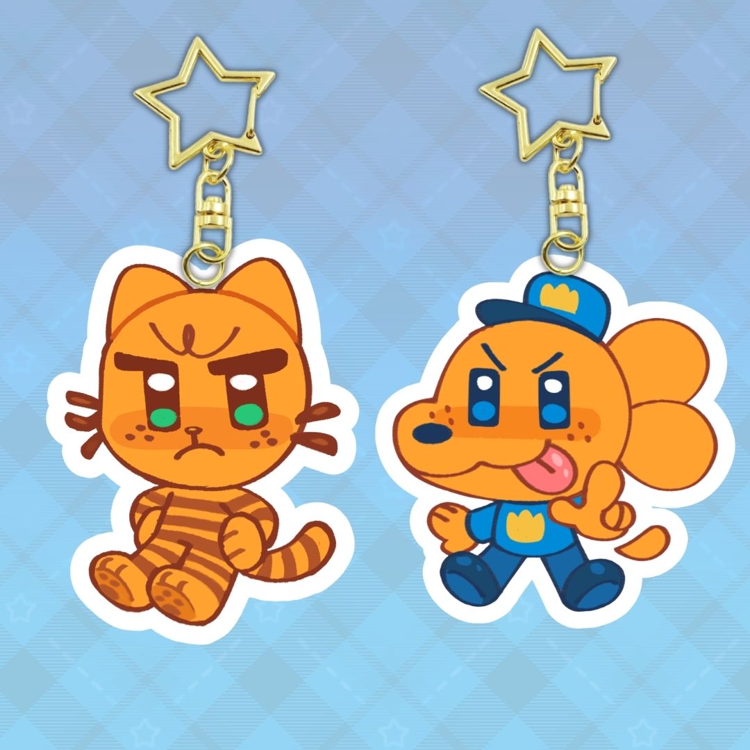 Keychain Dog&cat