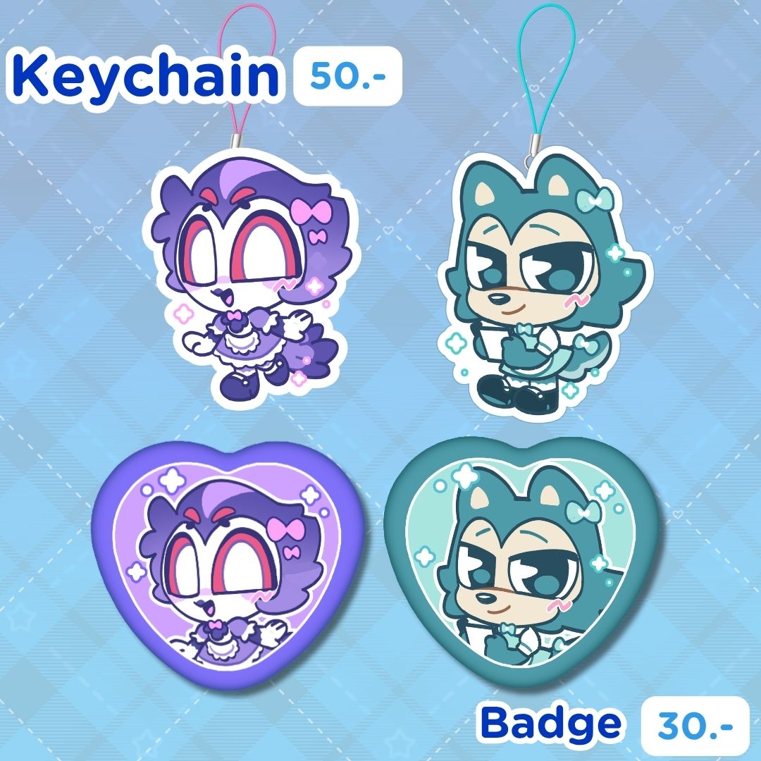 Keychain + badge