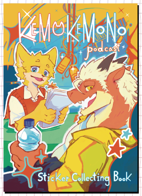 KemoKemono Podcast Sticker Collection Book