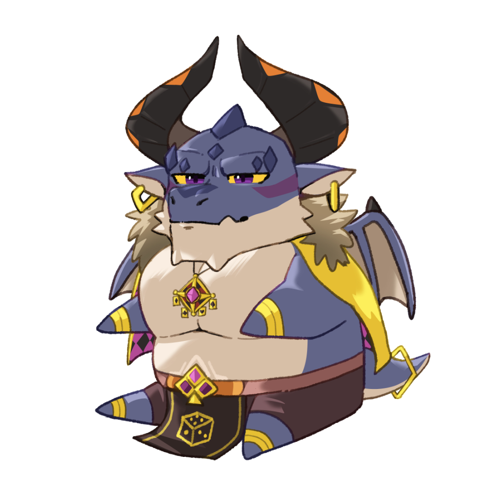Smol Dragon Dad keychains
