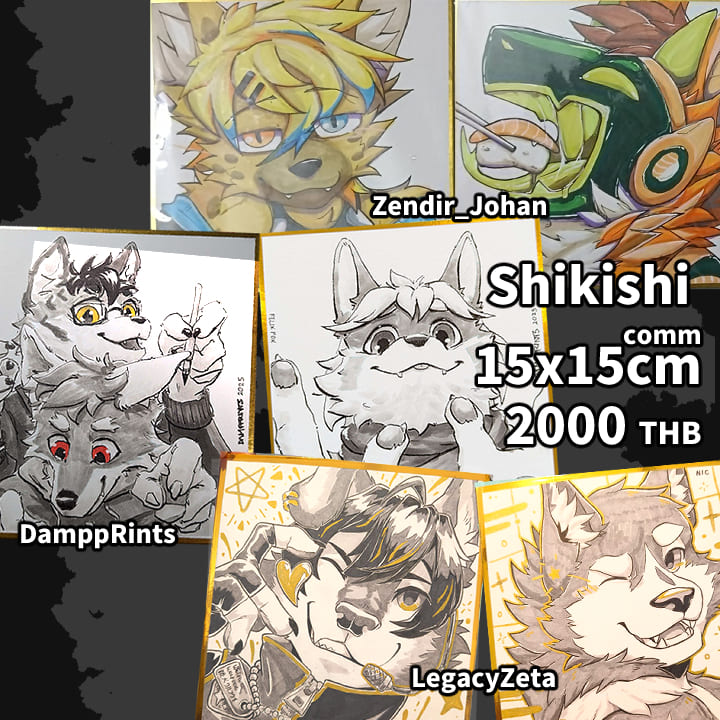 15*15cm Shikishi comm