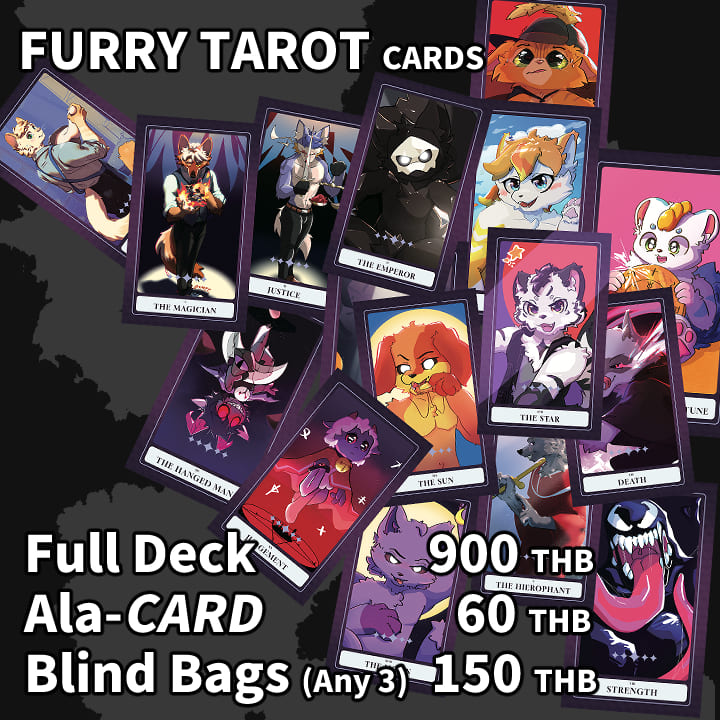 Furry Tarot Cards