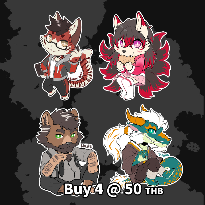 Chibi OC Stickers