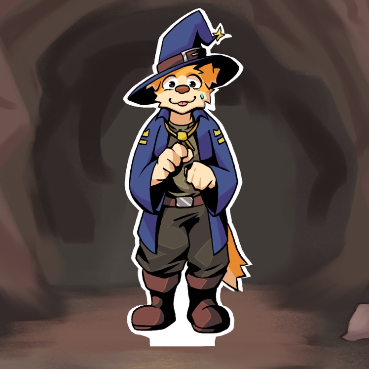 The Little Mage - Standee