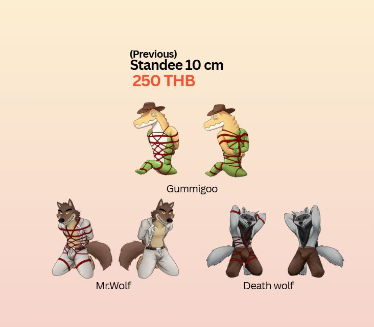Standee 10 cm 2 side