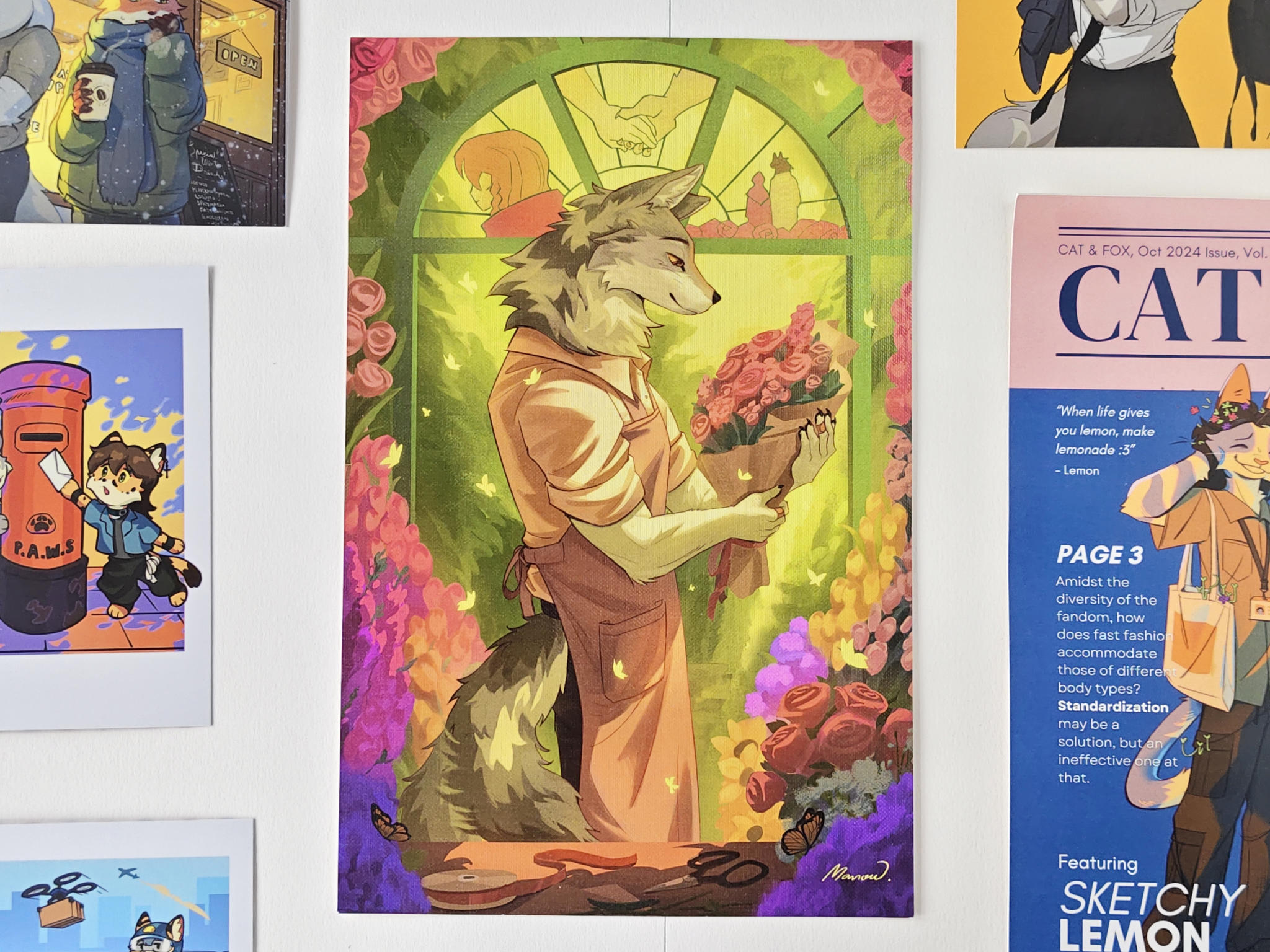 Manow - The beast and the bloom Art print
