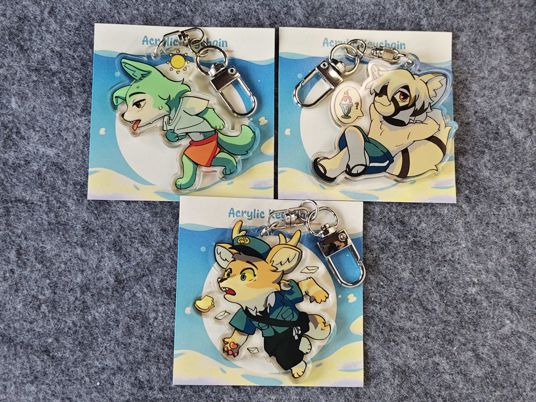 Manow - OC, Fanart - Double sided Acrylic charm