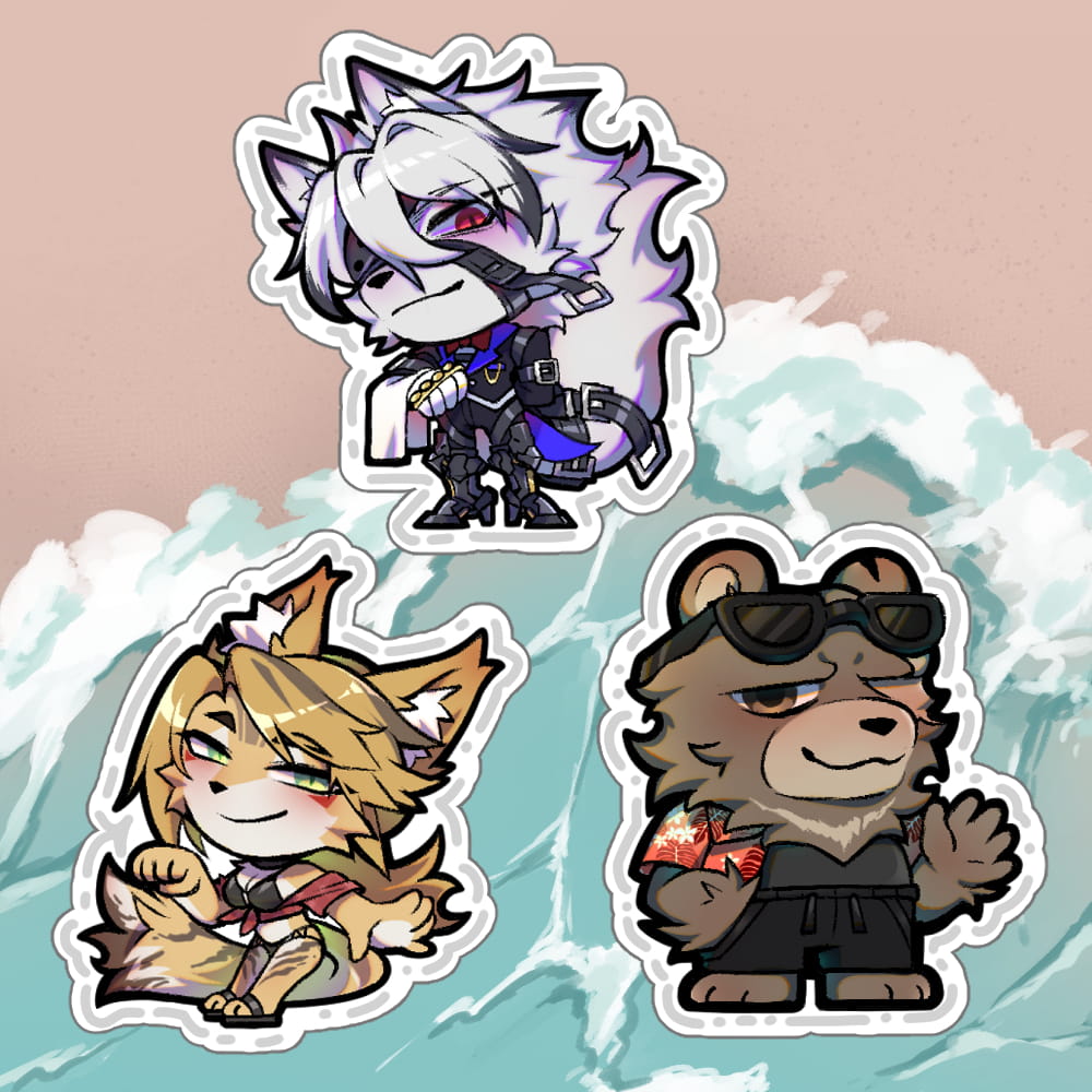 Acrylics ZZZ Keychains