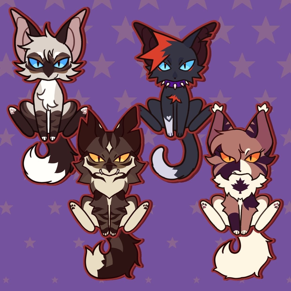 Villains Wild Cats Keychain 
