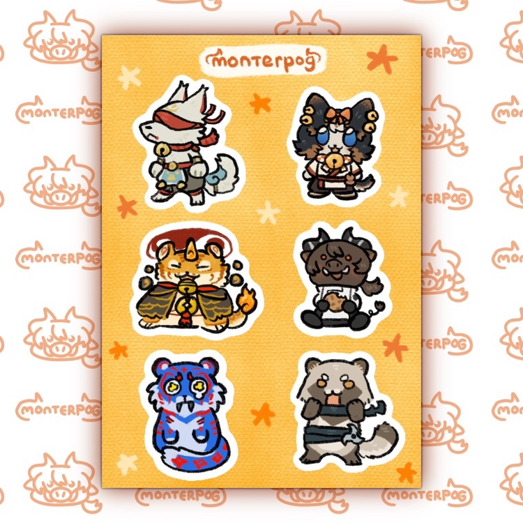 MONTERPOG sticker 