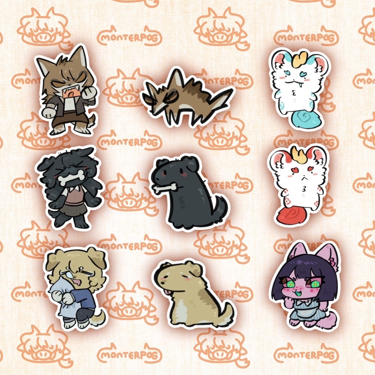 Mini Sticker by MONTERPOG